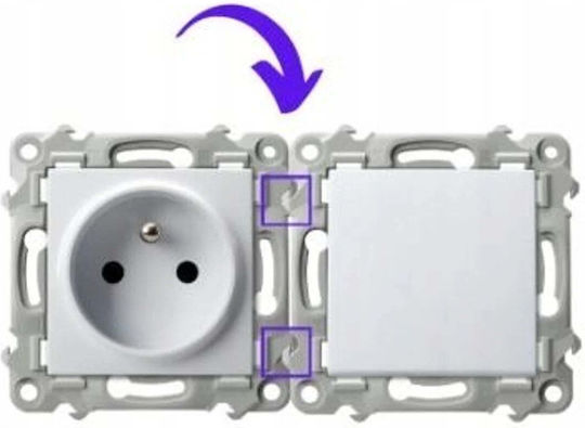 Ospel Wechselrahmen Multimedia in Schwarz Farbe GPK-1Z/P/33