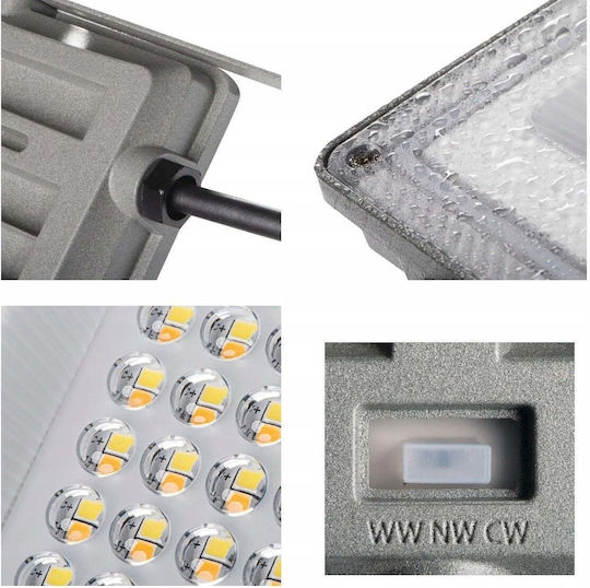 Kanlux Водоустойчив LED прожектор 10W Топло бяло 3000K IP65