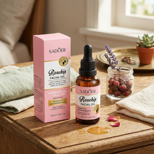 Rosehip Ulei pentru față cu ulei de Trandafir sălbatic 30ml