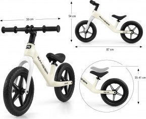 Milly Mally Kinder Balancefahrrad Weiß