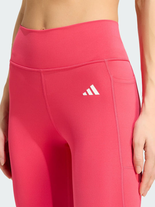 Optime Essentials Stash Pocket Training Colanti Lungi Pentru Femei Talie Înaltă Fuchsia