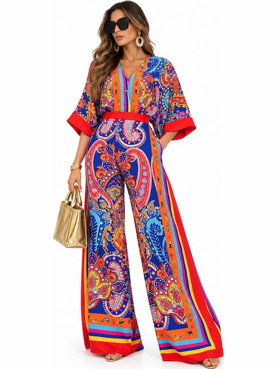 Damen Jumpsuit Rot