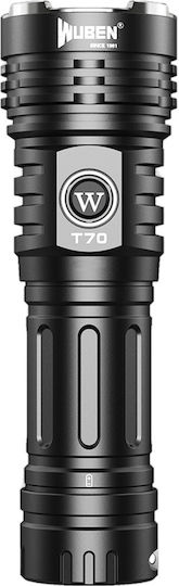 Wuben Rechargeable LED Flashlight IP68 with Maximum Brightness 4200lm