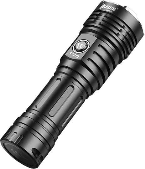 Wuben Rechargeable LED Flashlight IP68 with Maximum Brightness 4200lm