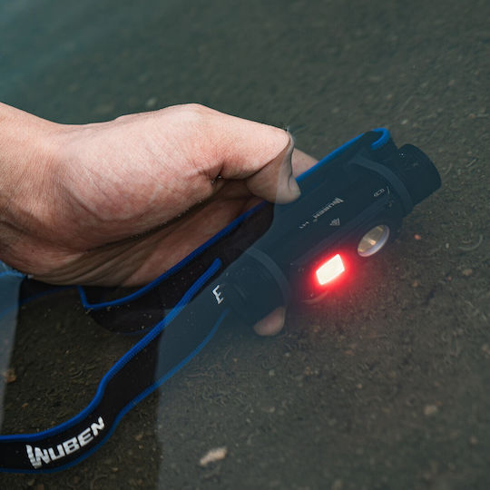 Wuben Rechargeable LED Head Flashlight IP68 with Maximum Brightness 1200lm