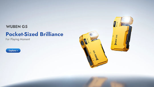 Wuben Rechargeable LED Flashlight IP68 with Maximum Brightness 400lm