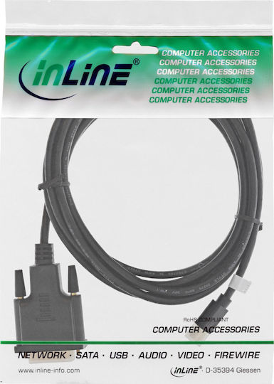 InLine Cable DVI-D male - 2m Μαύρο 17222