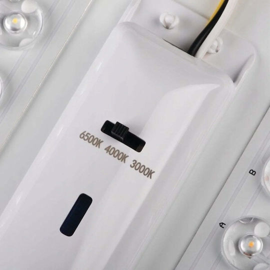 Kanlux LED Kommerzielle Lineare Beleuchtung Decke 15W Kaltes Weiß IP40 M70xB16.8xH5.7cm