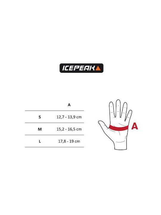 Icepeak Hayden Unisex Γάντια Σκι & Snowboard Πράσινα