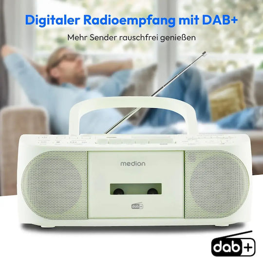 Medion Tragbares Soundsystem mit CD Grün