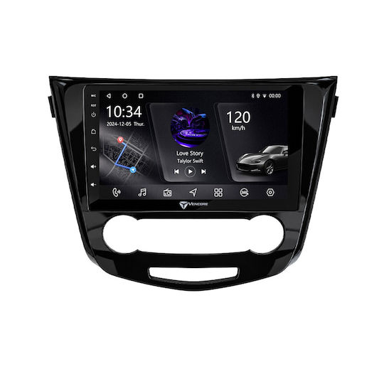 VenCore Auto-Audiosystem Für Nissan Qashqai 2014-2021 Bluetooth USB WiFi GPS Apple-Carplay Android-Auto Mit 10 Zoll Touchscreen