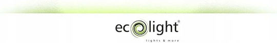 Eco Light Αδιάβροχη Ταινία LED 12V Θερμό Λευκό Φως 20m Τύπου COB