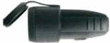 Wasserdichtes Schuko Stecker Weiblich mit Kappe Schwarze