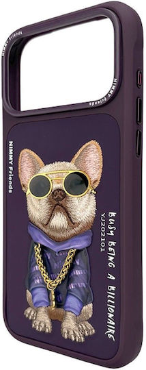 Nimmy Case Glasses Cool Dog Iphone 18 Pro Max/17 Pro Max Purple
