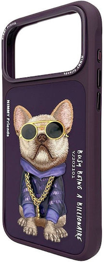 Nimmy Case Glasses Cool Dog Iphone 18 Pro/17 Pro Purple