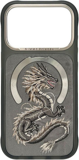 Nimmy Case Magnetic Fantasy Animal Dragon Compatible Magsafe Iphone 18 Pro Max/17 Pro Max Grey