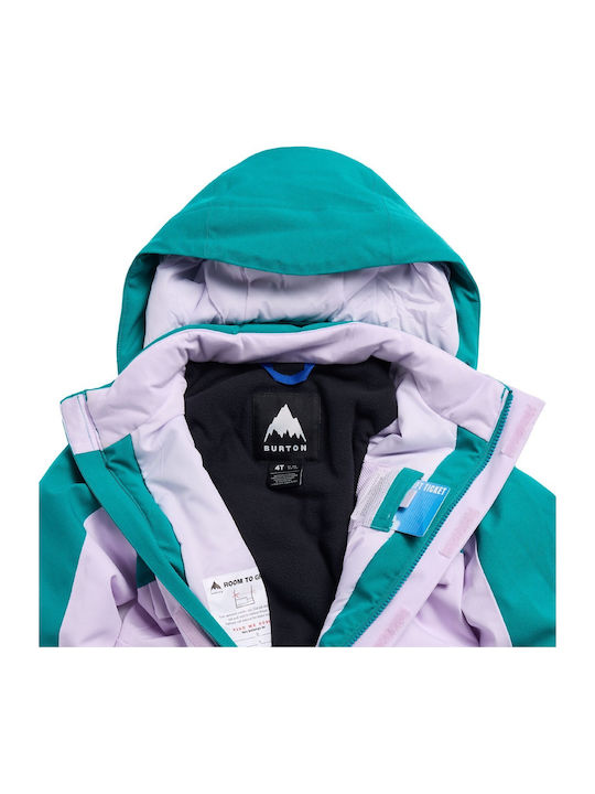 Burton 221741E6U Παιδική Ολόσωμη Φόρμα Σκι & Snowboard Μωβ