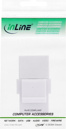 InLine 76201W Μετατροπέας USB-C male σε USB-C female Λευκό