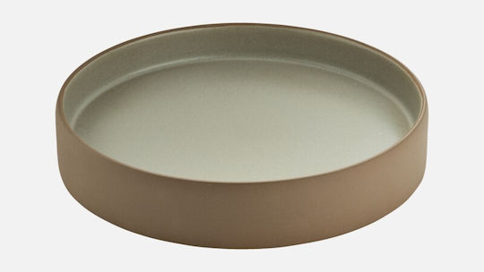 Playground Servierplatte Untiefe Beige 24cm