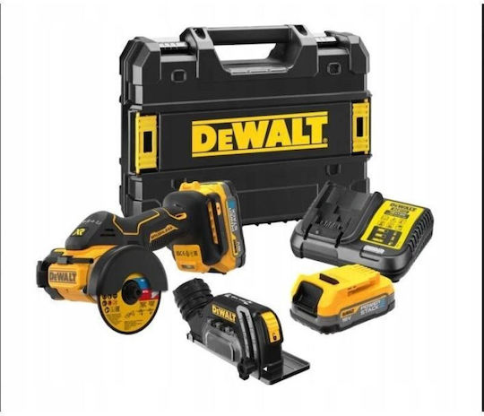 DEWALT DCG430E2T Winkelschleifer Mini 76mm Batteriebetrieb Brushless 2x1.7Ah