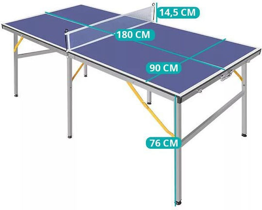 Πτυσσόμενo Τραπέζι Ping Pong Εσωτερικού Χώρου