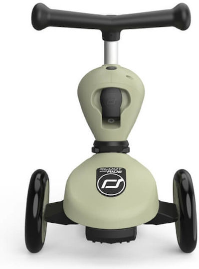 Scoot & Ride Kids Scooter Highwaykick 1 & Helmet 3-Wheel Green