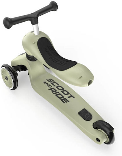 Scoot & Ride Kids Scooter Highwaykick 1 & Helmet 3-Wheel Green