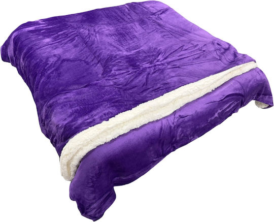 Luxury Super Double 220x240cm Purple
