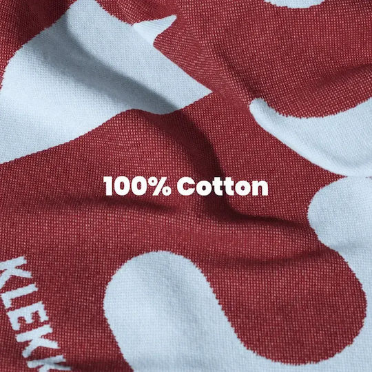 Klekks Sofa Blanket 140x200cm Burgundy