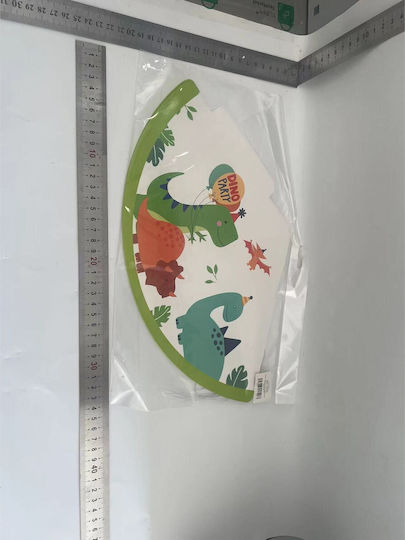 Set 6 Pălării De Petrecere Dinozauri Accesorii De Petrecere Flippy Tematică De Ziua De Naștere 19x15 Cm Multicolor