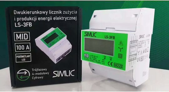 Simet Elektrische Messgeräte Digital Schiene Dreiphasig 85403010