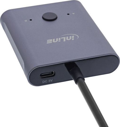 InLine KVM & Data Switch with USB-C