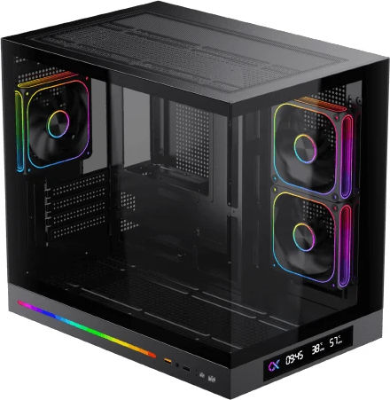 Xigmatek Cloud DGT 3AF Компютърна кутия Черна