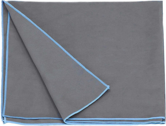 Prosop Din Microfibră Pentru Corp 200gr/m² Cu Husă Gri 180x100cm