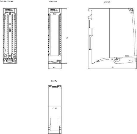 Siemens Module Βιομηχανικών Εγκαταστάσεων 6ES7521-1BL00-0AB0
