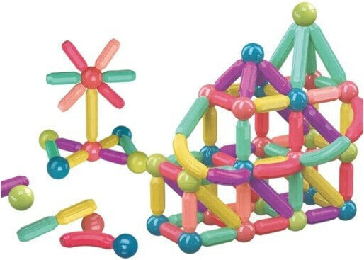 Jucărie Magnetică de Construcție pentru Copii de 3+ Ani