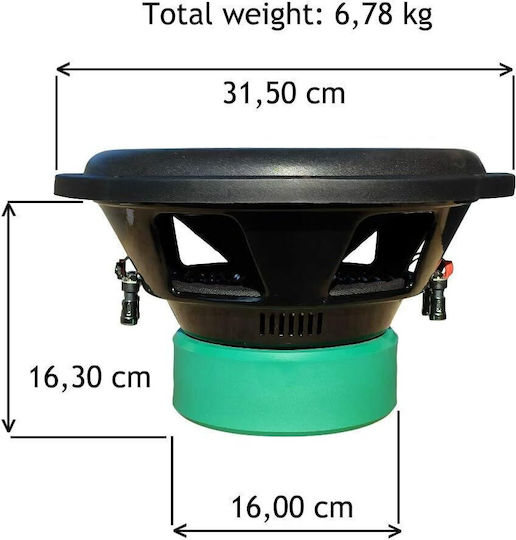 Ipnosis Ipw 7030.d2 Subwoofer Αυτοκινήτου 12" 700W RMS