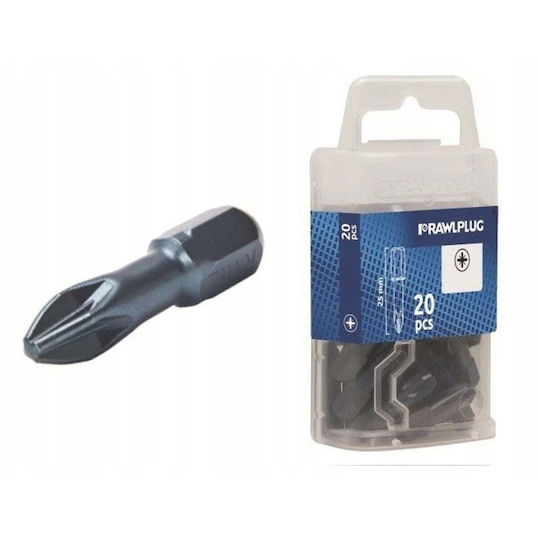 Rawlplug Σετ 20 Μύτες Κατσαβιδιού Αστέρι