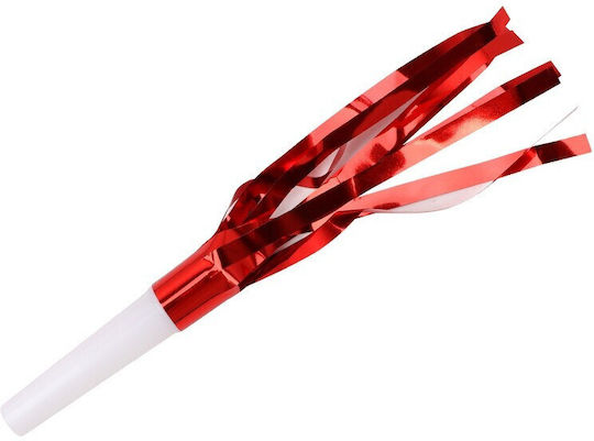 Set 6 Fluierături de petrecere cu ciucuri Flippy Plastic Multicolor