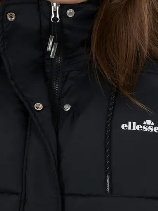 Women's Black Puffer Jacket for Winter