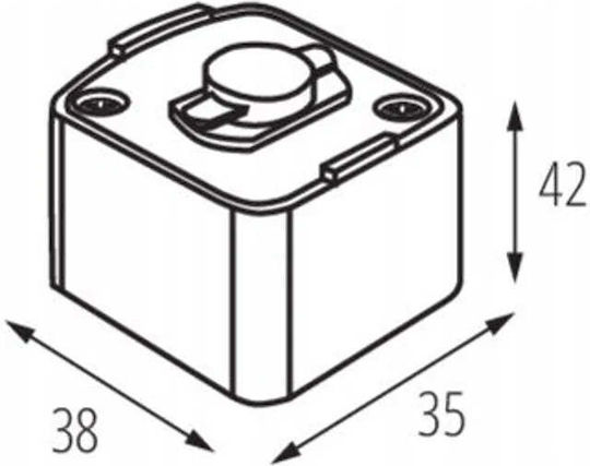Kanlux Rail Mounting for White Lighting Fixtures