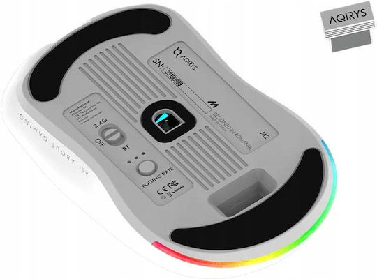 Dual Mode Wireless Gaming Mouse 12000 DPI White