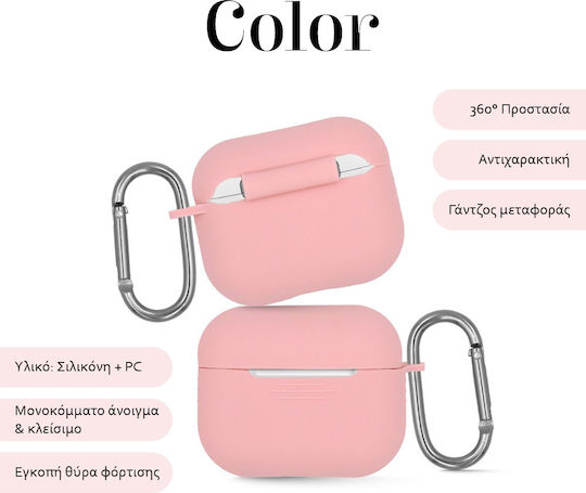 Sonique Silikonhülle Für Airpods 4 Rosa