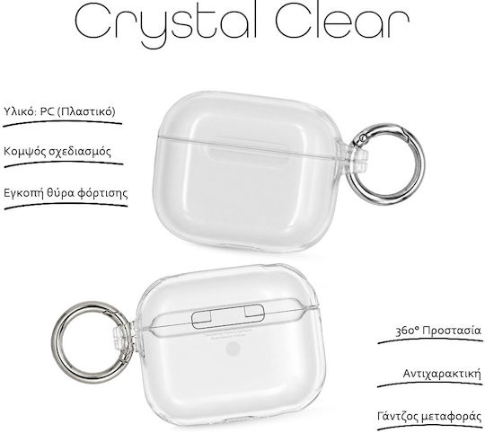 Sonique Kristallklare Airpods Pro 2 Fälle Transparent