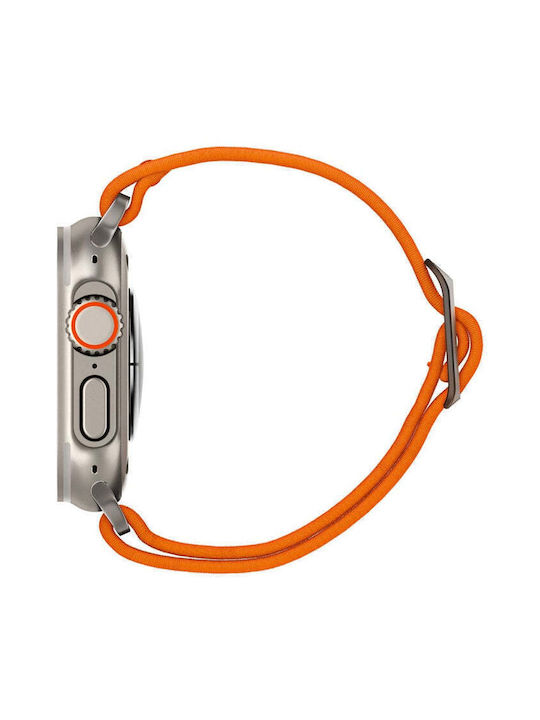 Spigen Каишка за Apple Watch 8 9 10 11 Se 1 2 3 Ultra 1 2 3 – 44 45 46 49mm Fit Lite Ultra Оранжев
