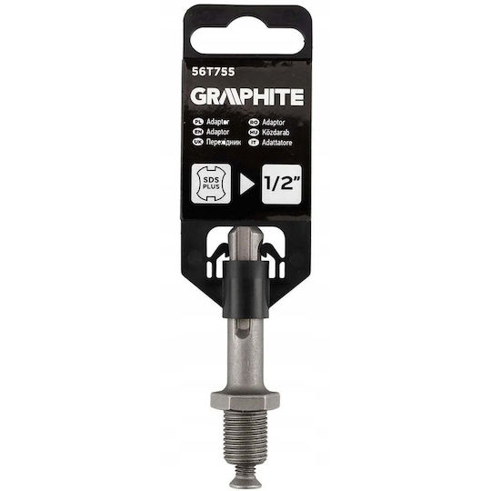 Graphite Адаптер с Удържане SDS / 1/2'' / HEX и Изход 1/2''