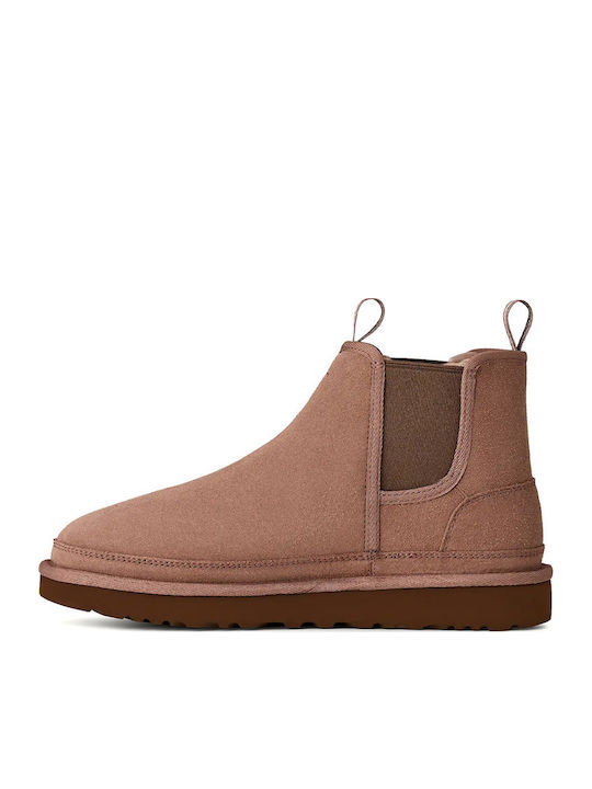 Neumel Wildleder Chelsea Herrenstiefel Tabac