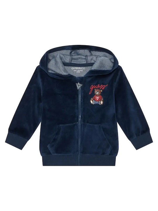 Kids Sweatpants Set With Jacket Blue