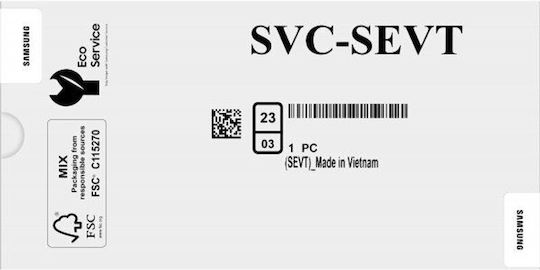 Samsung Modul display LCD Galaxy Z Fold8 Ultra F976 Sub Outer fără ramă Negru Gh82-39815a