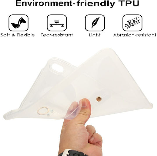 Silikon Hülle Mit Armband Für Das Handgelenk Transparent Für Apple iPad 10,9" (2022) / iPad 11" (2025)
